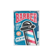 Chapa Metaliza Barbería Vintage 05