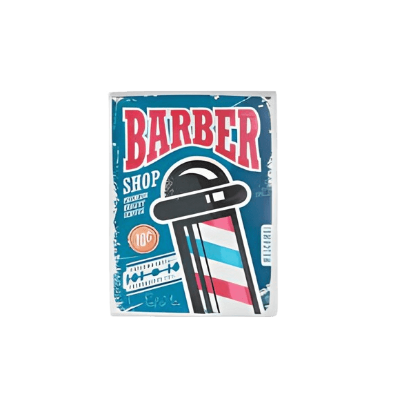 Chapa Metaliza Barbería Vintage 05