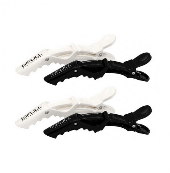 Pinzas Dragon Blancas/Negras 4uds