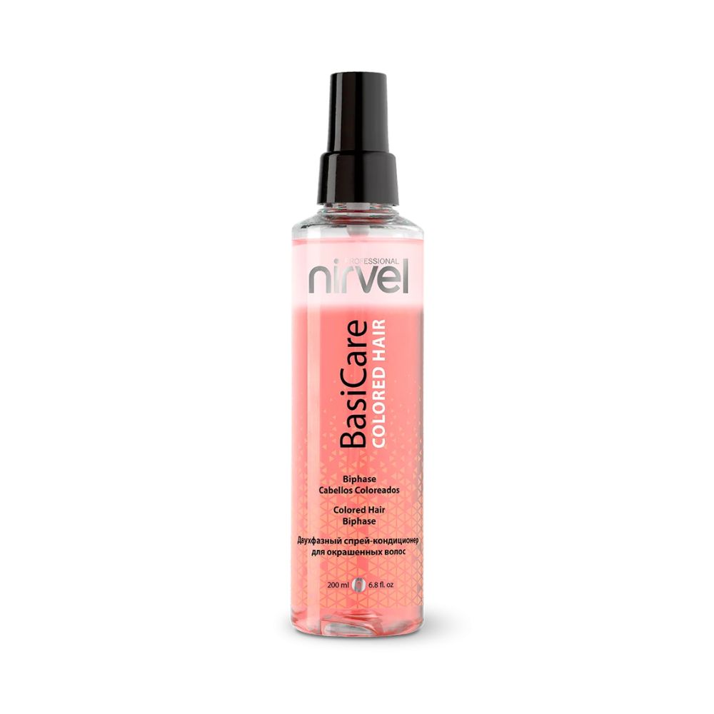018066 colored hair basicare nirvel Acondicionador Bifásico Cabellos Teñidos BasiCare 200ml Nirvel