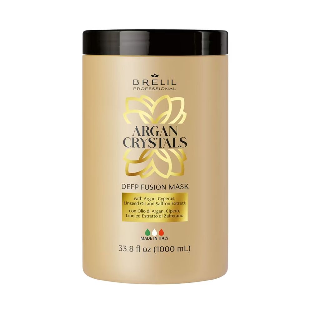 13335 mascarilla argan crystals brelil 1000ml Mascarilla con Aceite de Argán Cabellos Apagados Argan Crystals Brelil - Imagen 3