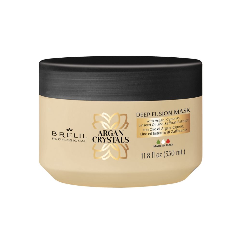 13336 mascarilla argan crystals brelil 400ml Mascarilla con Aceite de Argán Cabellos Apagados Argan Crystals Brelil - Imagen 2