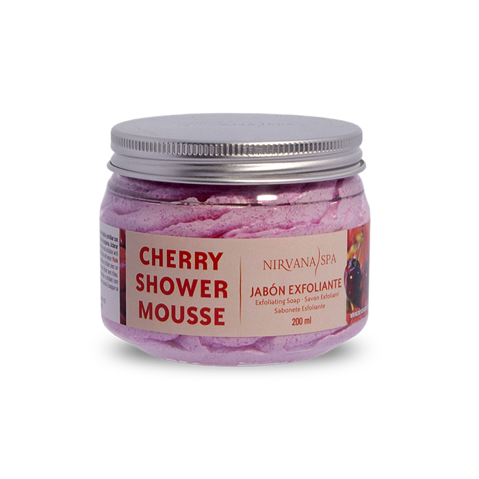 Nirvana Spa Cherry Shower Mousse Pack BodySenses Cherry Nirvana Spa - Imagen 3