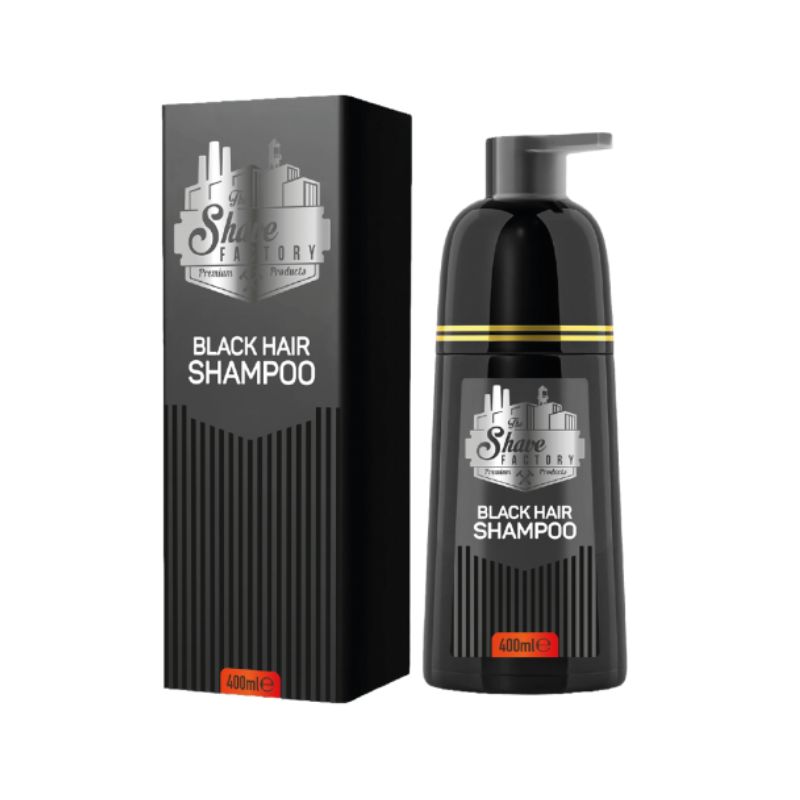 champu negro shave factory 15 Champú de Color Progresivo NEGRO 400ml The Shave Factory