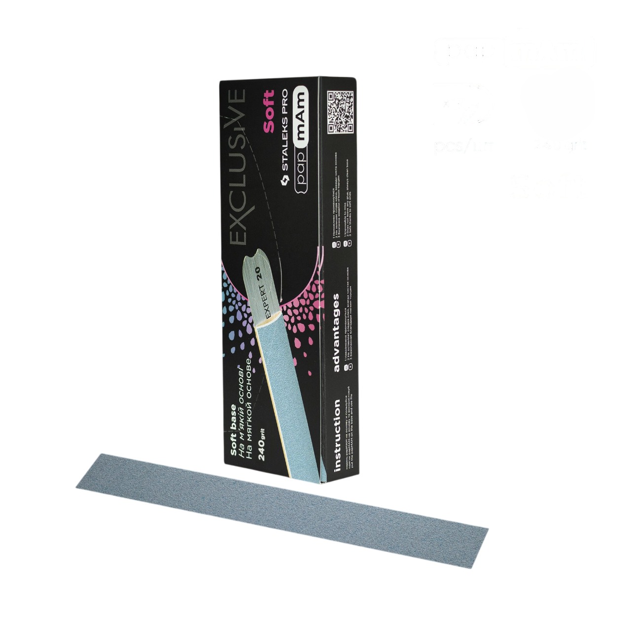 forros exclusive 20 240 staleks Fundas desechables para limas rectas 240 Exclusive 20 (25uds) Staleks
