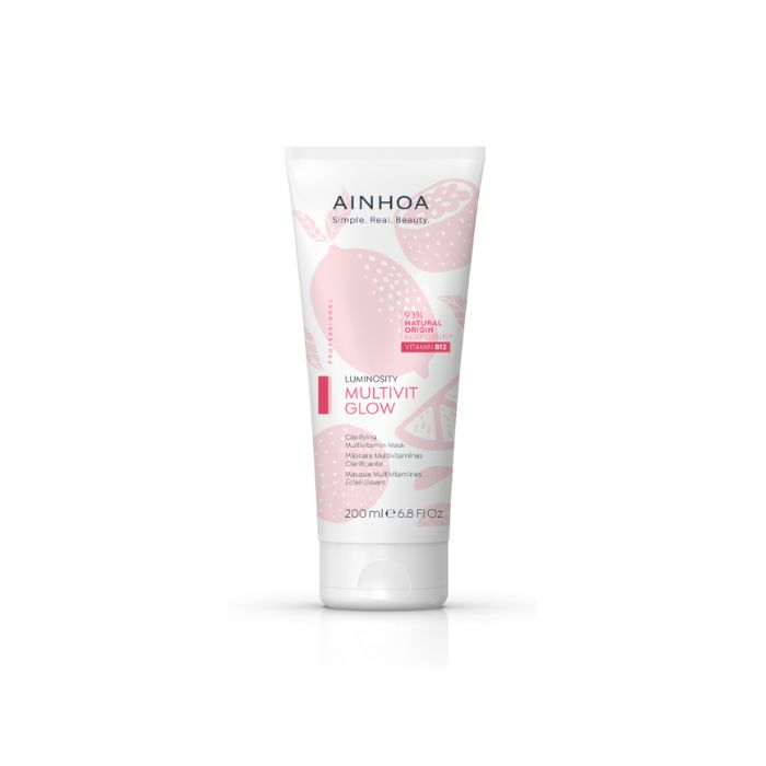 mascarilla clarificante 1 Mascarilla Clarificante Iluminadora Multivit Glow 200ml Ainhoa