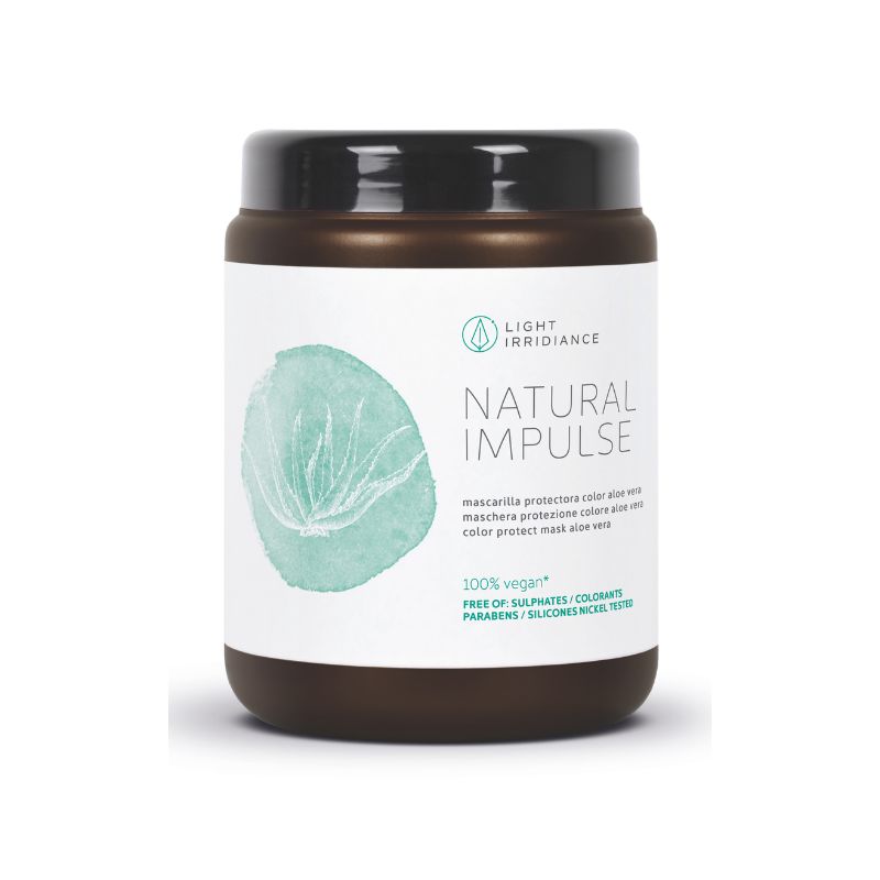 natural impulse mascarilla aloe vera Mascarilla Cabellos Teñidos Protectora del Color Aloe Vera Natural Impulse 1000ml Light Irridiance