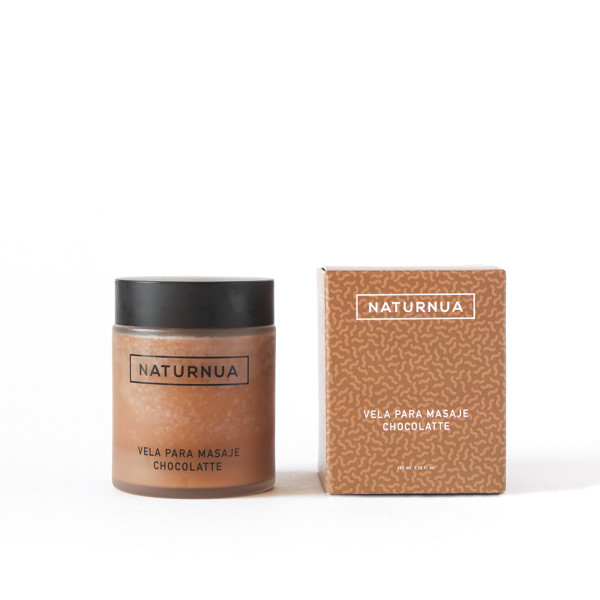006616 vela chocolate naturnua Vela Masaje Chocolate 100ml Naturnua