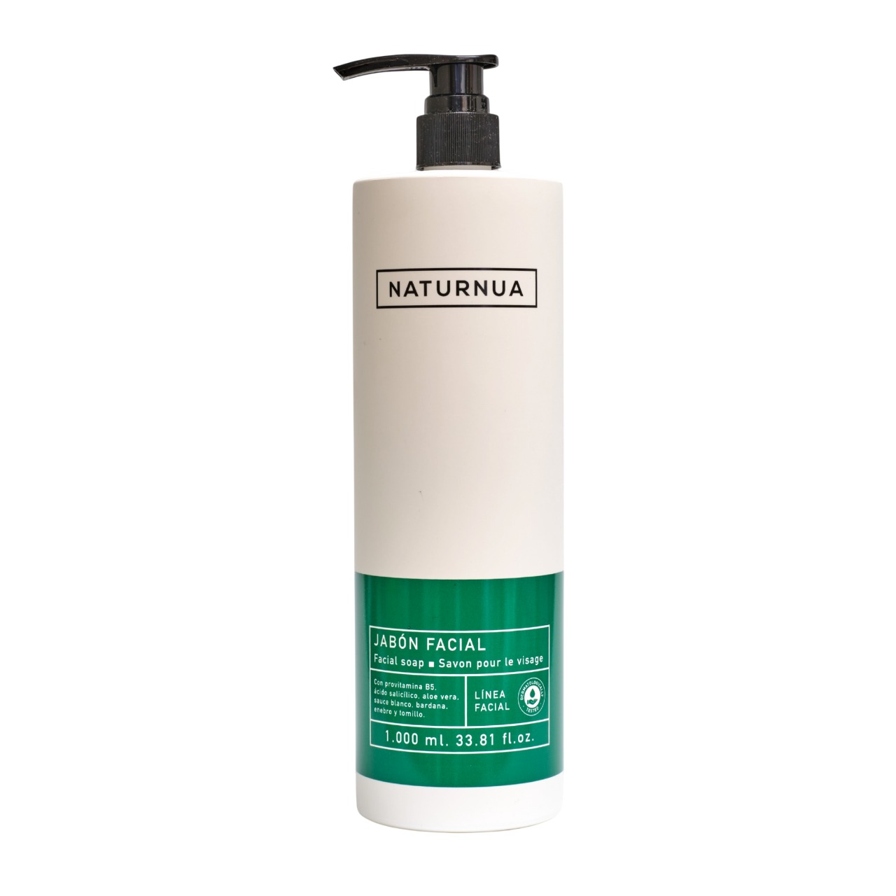 011721 jabon facial naturnua 1000ml Jabón Facial Naturnua - Imagen 2