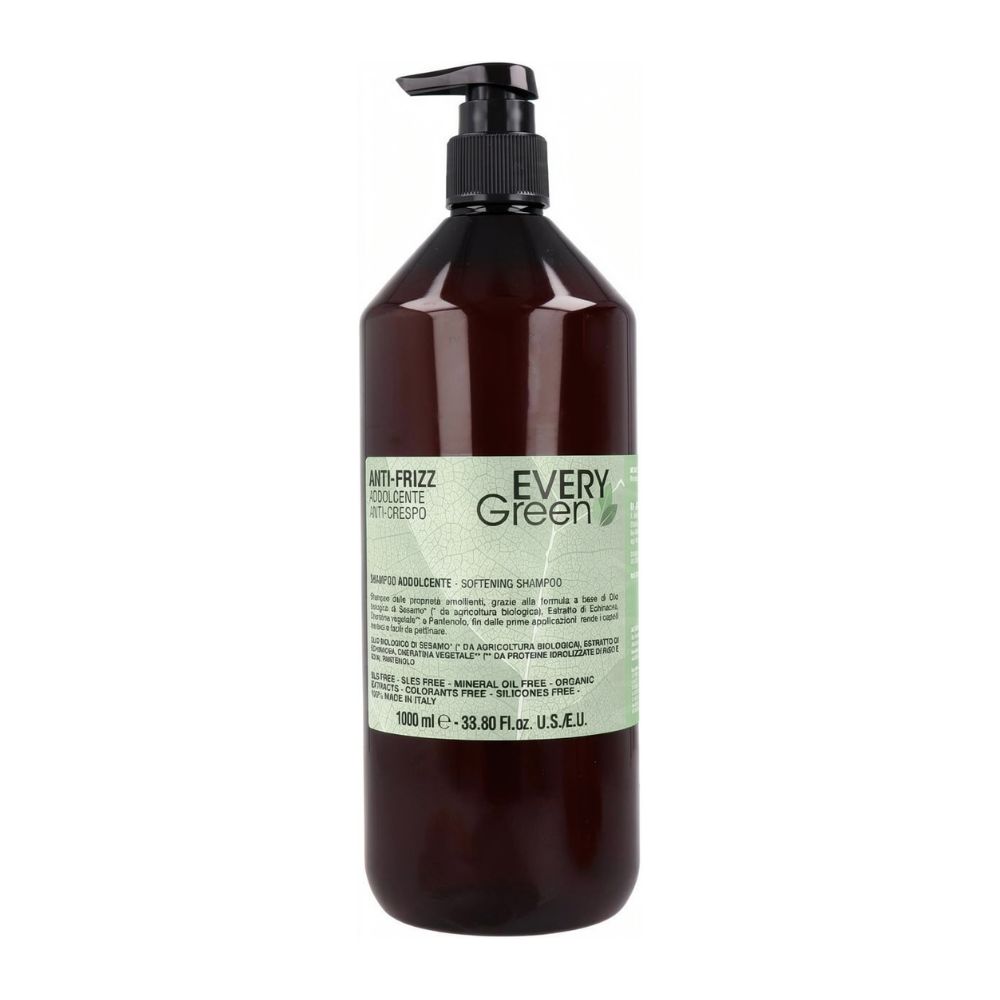 017059 champu anti frizz everygreen 1000ml Champú Cabellos Encrespados Anti-Frizz EveryGreen - Imagen 2