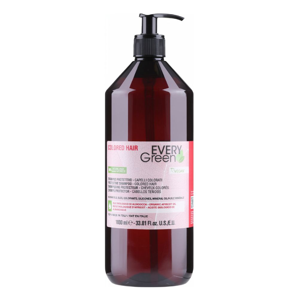 017061 champu colored hair everygreen 1000ml Champú Cabellos Teñidos Colored Hair EveryGreen - Imagen 3