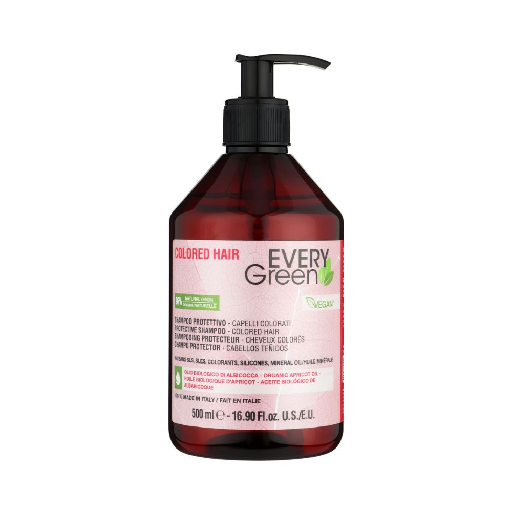 017061 champu colored hair everygreen 500ml Champú Cabellos Teñidos Colored Hair EveryGreen - Imagen 2