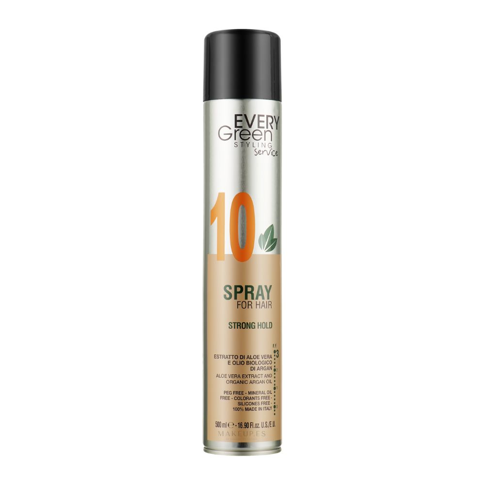 017765 laca spray everygreen Laca Spray Fijación Fuerte Strong Hold 500ml EveryGreen
