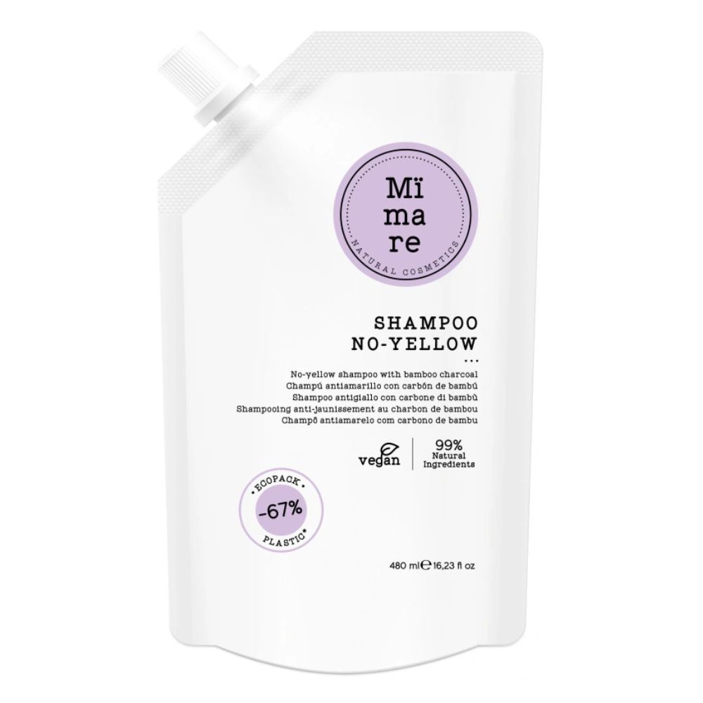 019228 champu no yellow mimare 480ml Champú Antiamarillo No Yellow 500ml Mimare - Imagen 3