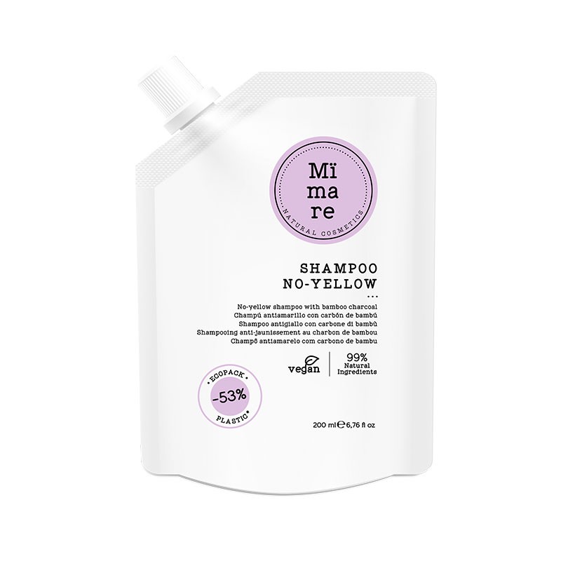 019235 champu no yellow mimare 200ml Champú Antiamarillo No Yellow 500ml Mimare - Imagen 2