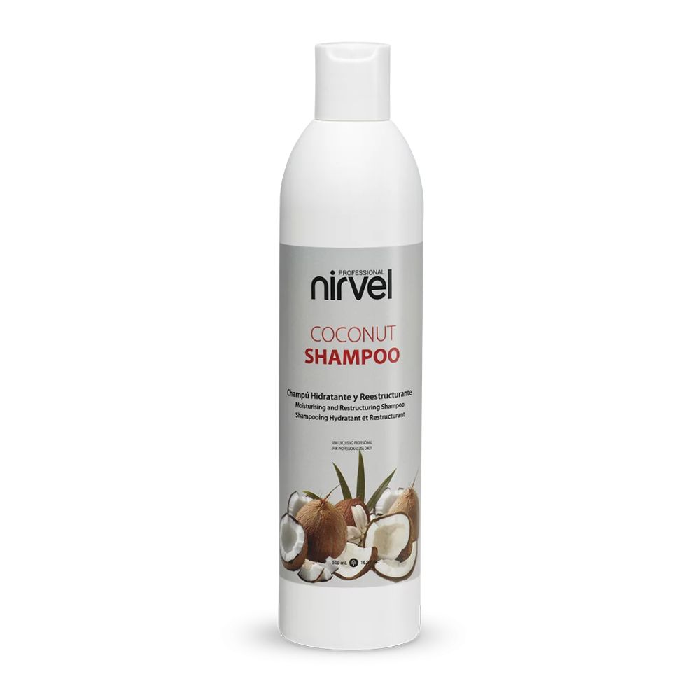 12808 champu coco nirvel 500ml Champú Hidratante y Reestructurante Coco Nirvel - Imagen 3