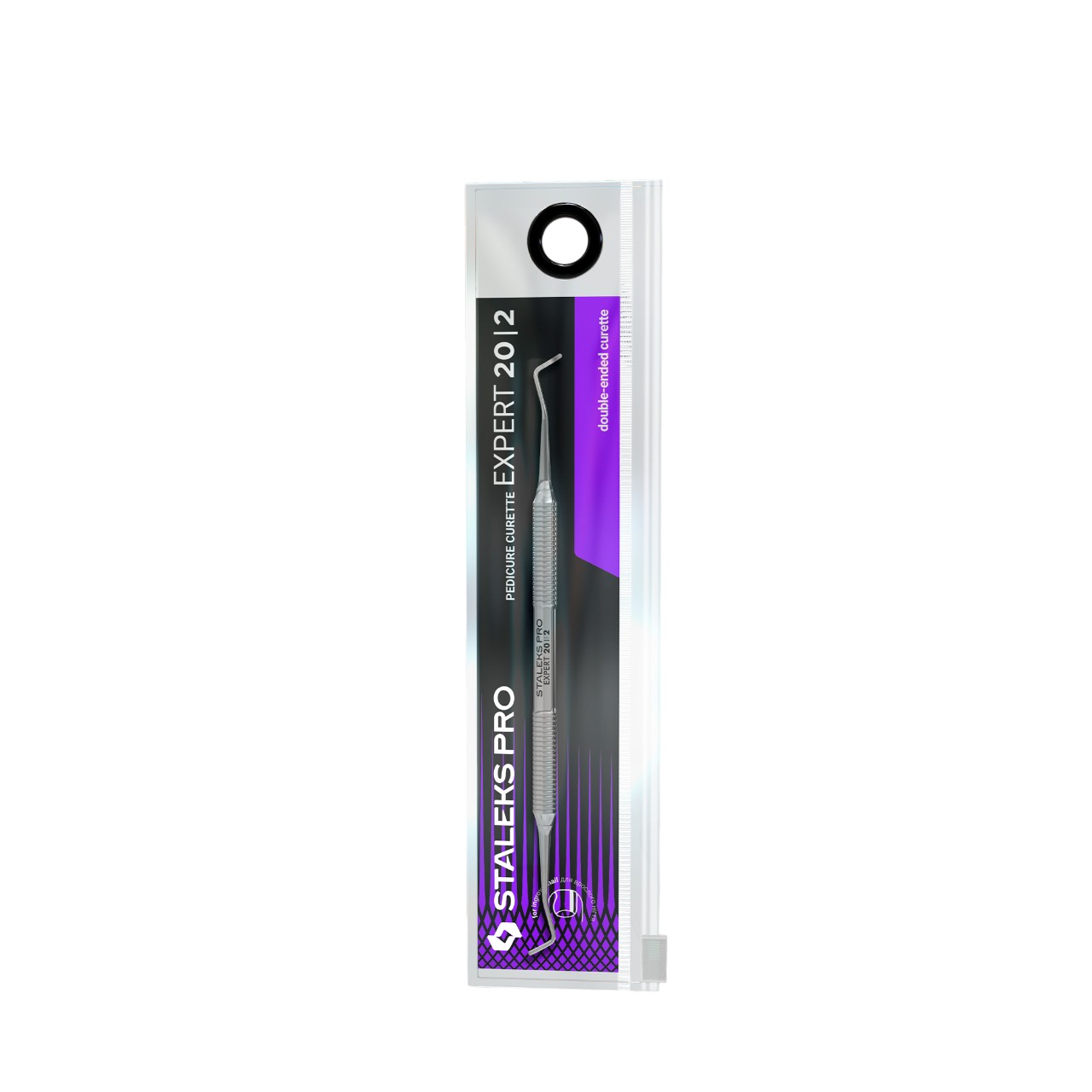 12879 empujador expert 20 tipo 2 staleks 2 1 Cureta de Pedicura Doble Punta EXPERT 20 TIPO 2 Staleks - Imagen 3
