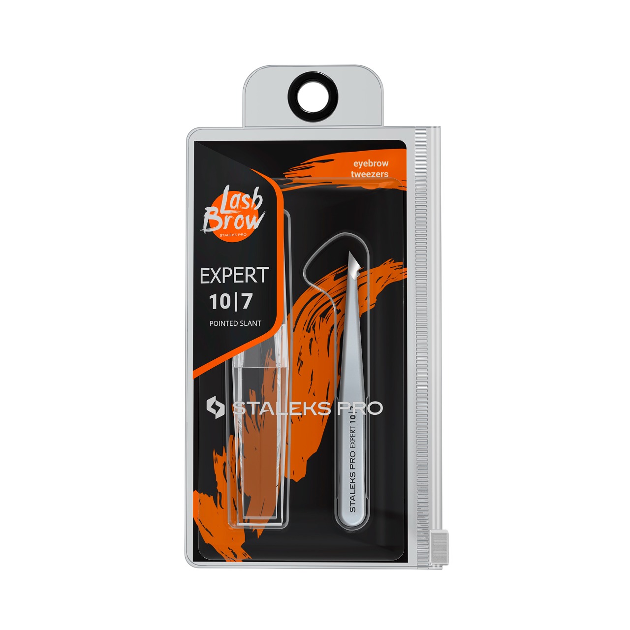 12925 pinzas expert 10 type 7 staleks 2 Pinzas para cejas incluinada y puntiaguda EXPERT 10 TIPO 7 Staleks - Imagen 3
