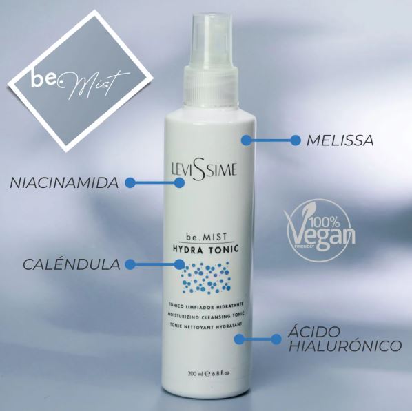 13090 tonico be mist levissime 2 1 Tónico Limpiador Hidratante be.MIST Hydra Tonic 200ml Levissime - Imagen 2