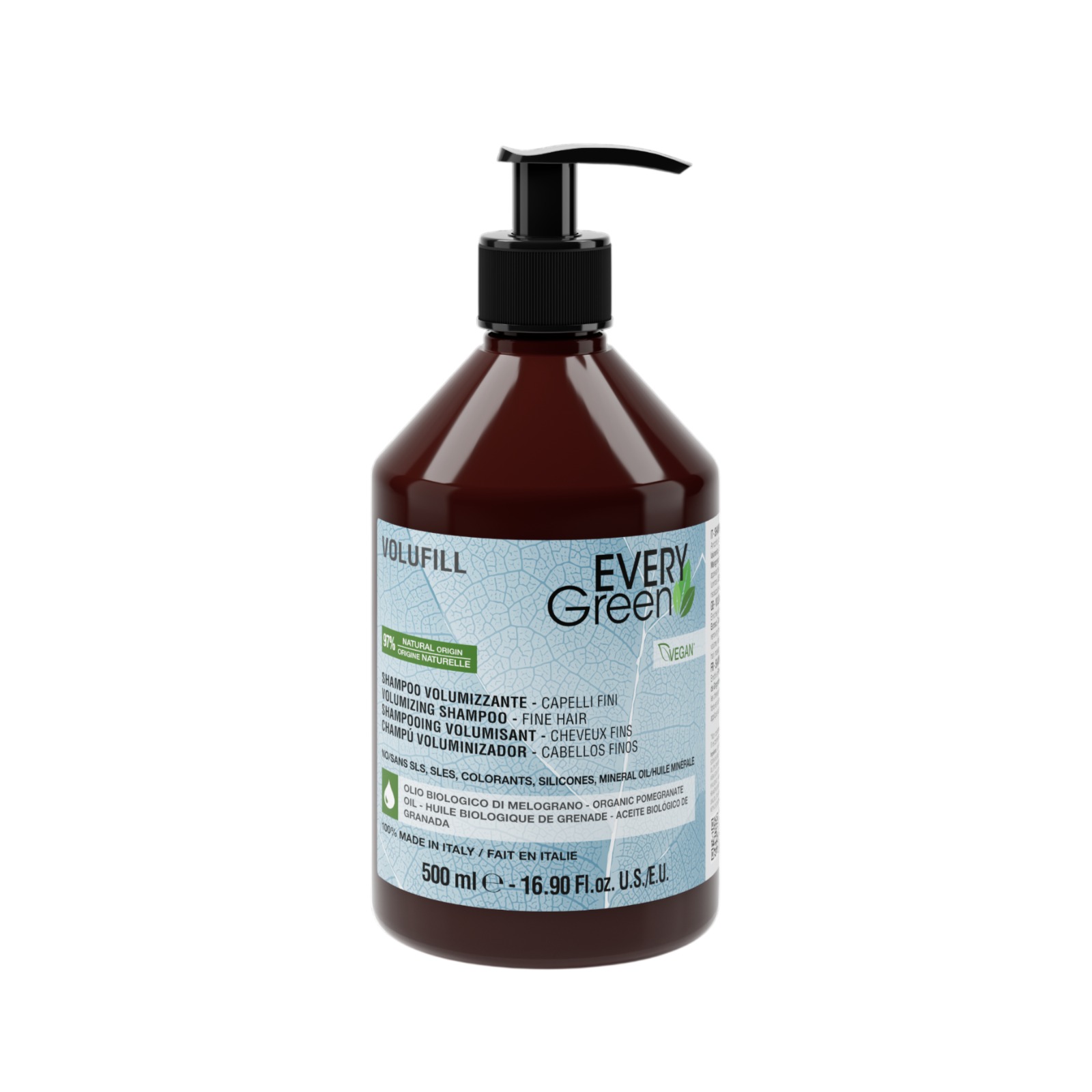 13282champu volumen volufill everygreen 500ml Champú Volumen Cabellos Finos Volufill EveryGreen - Imagen 2