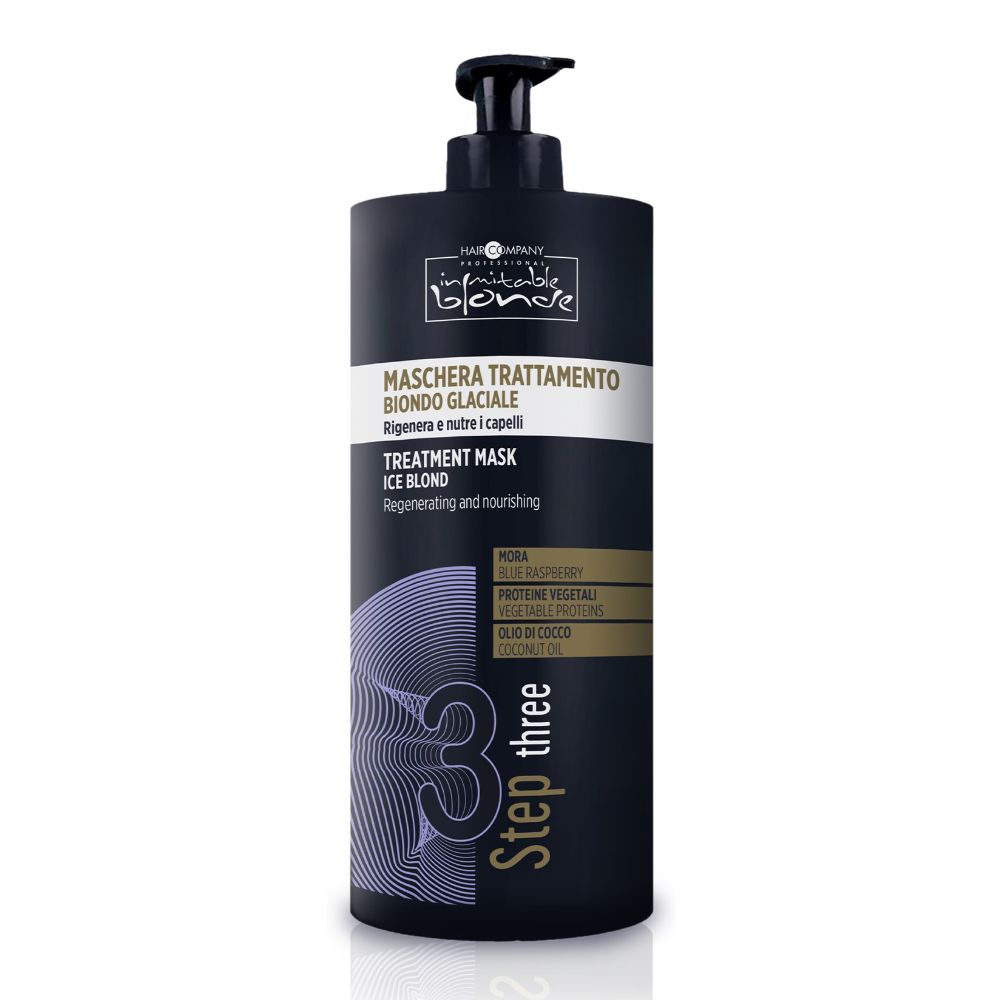 13301 mascarilla rubio glacial hair company 1000ml Mascarilla Tratamiento Rubio Glacial Hair Company - Imagen 3