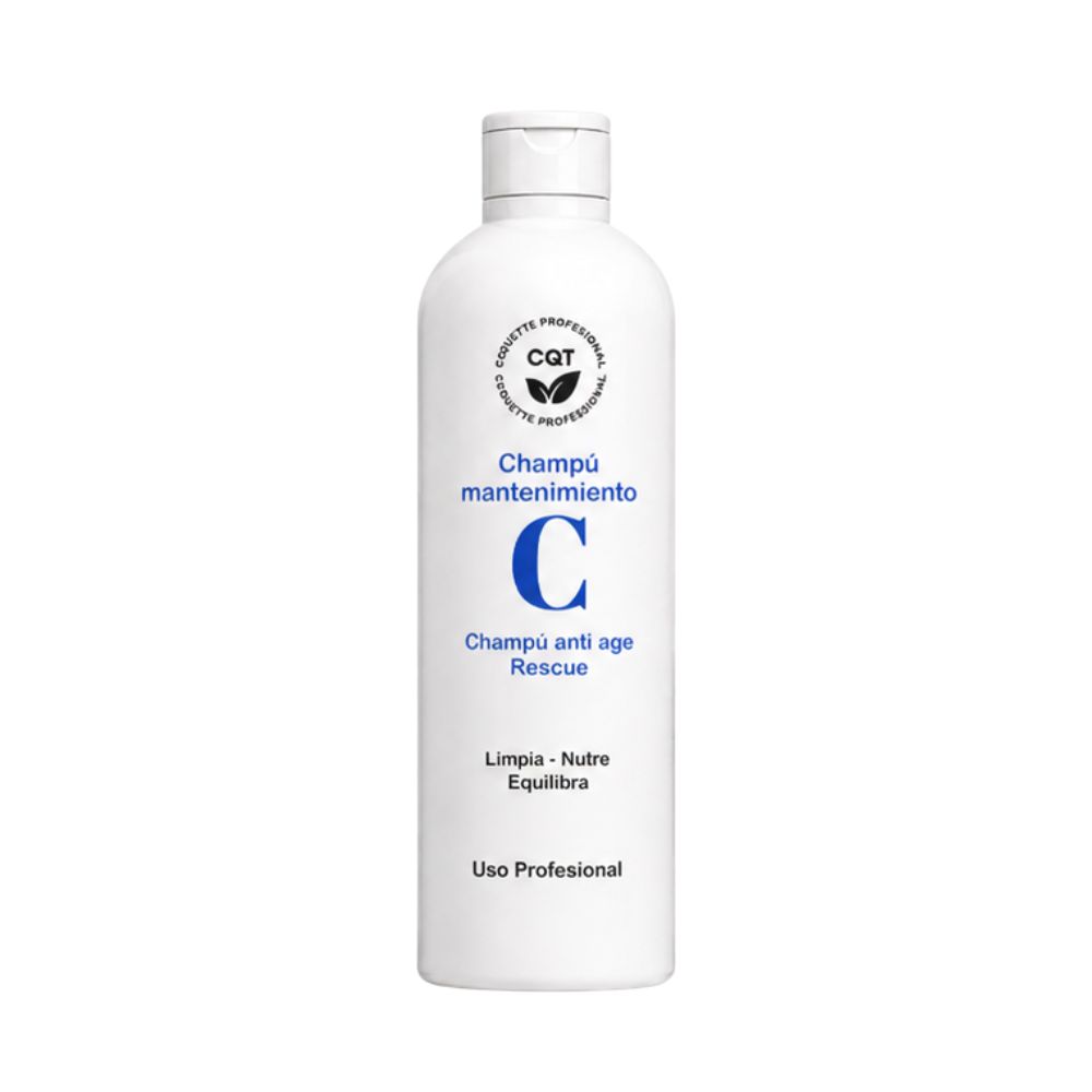 13384 champu rescue cqt 300ml Champú Mantenimiento Anti-Age Rescue CQT - Imagen 3