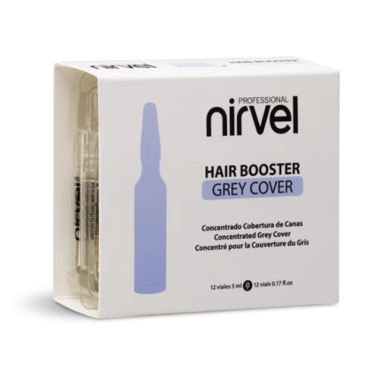 Nirvel grey cover 1 Hair Booster Grey Cover 12x5ml Nirvel