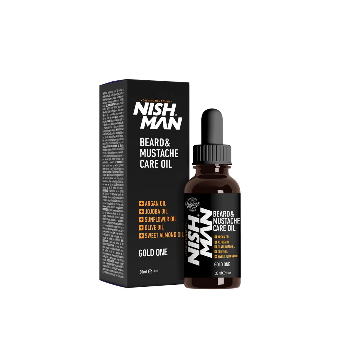 aceite nishman Aceite Bigote & Barba Gold One Nishman 30 ml
