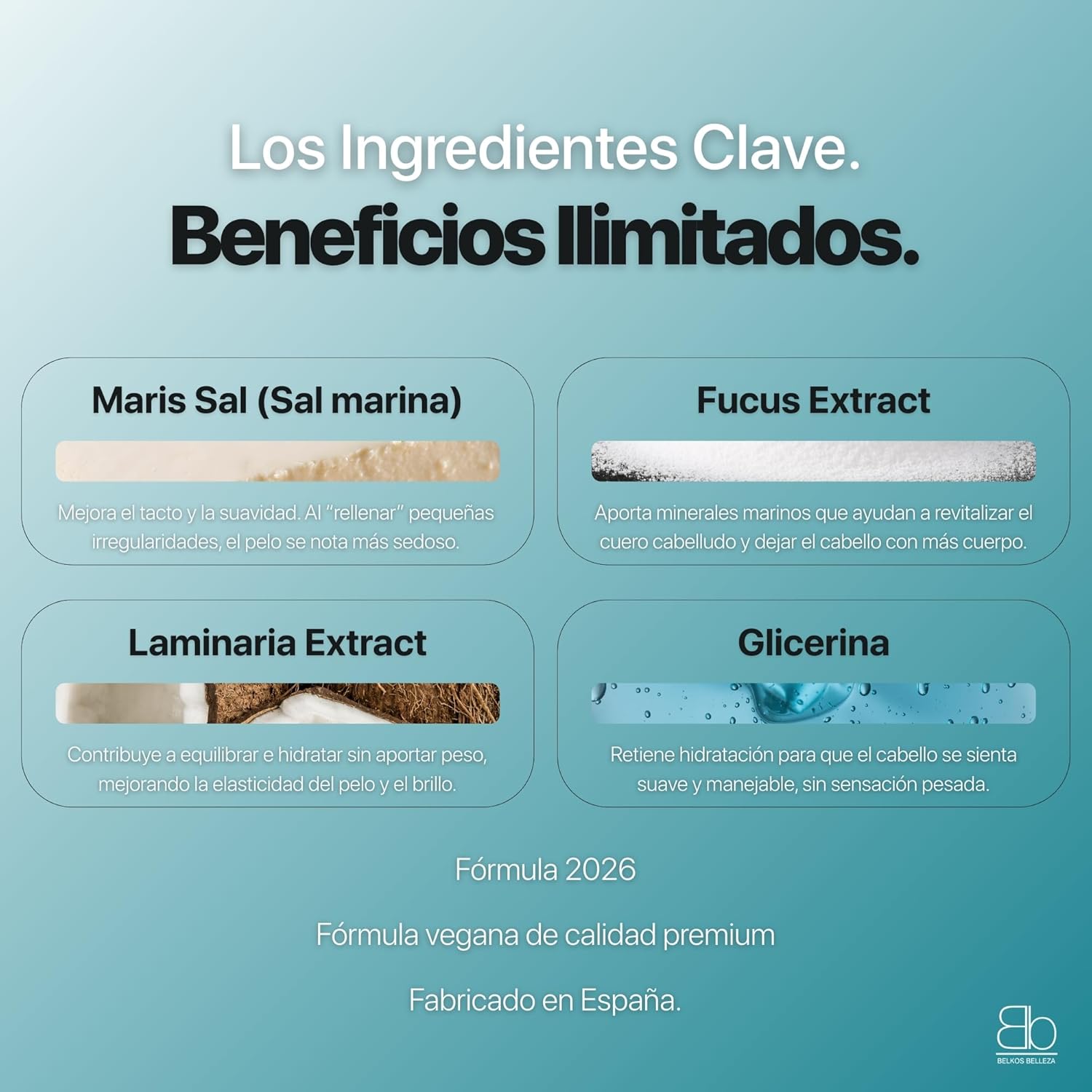 champu marino belkos 3 Champú Marino con Perlas de Sal y Algas Belkos - Imagen 3
