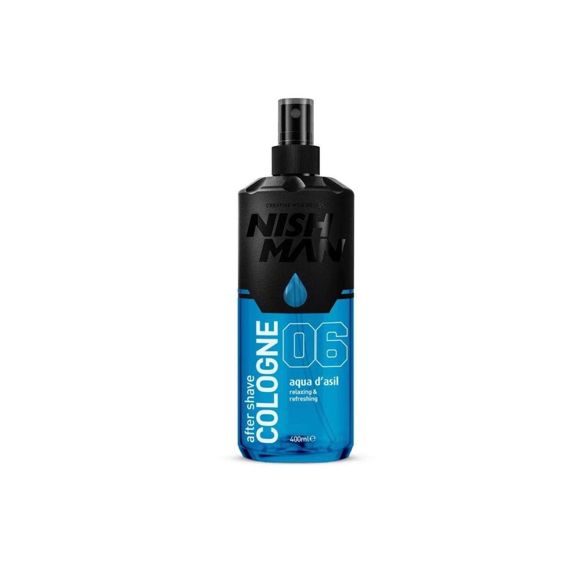 colonia 06 After Shave Colonia 06 Aqua d'asil Nishman 400ml