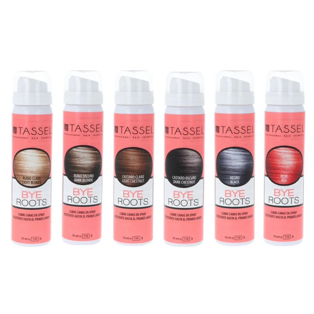 cubre canas pack 6 tonos Spray Cubre Canas y Raíces Tassel