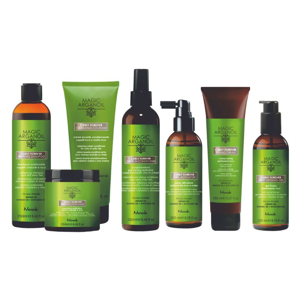 curly forever nook magic arganoil 1 Spray Activador Curly Forever Magic ArganOil 200ml Nook - Imagen 2