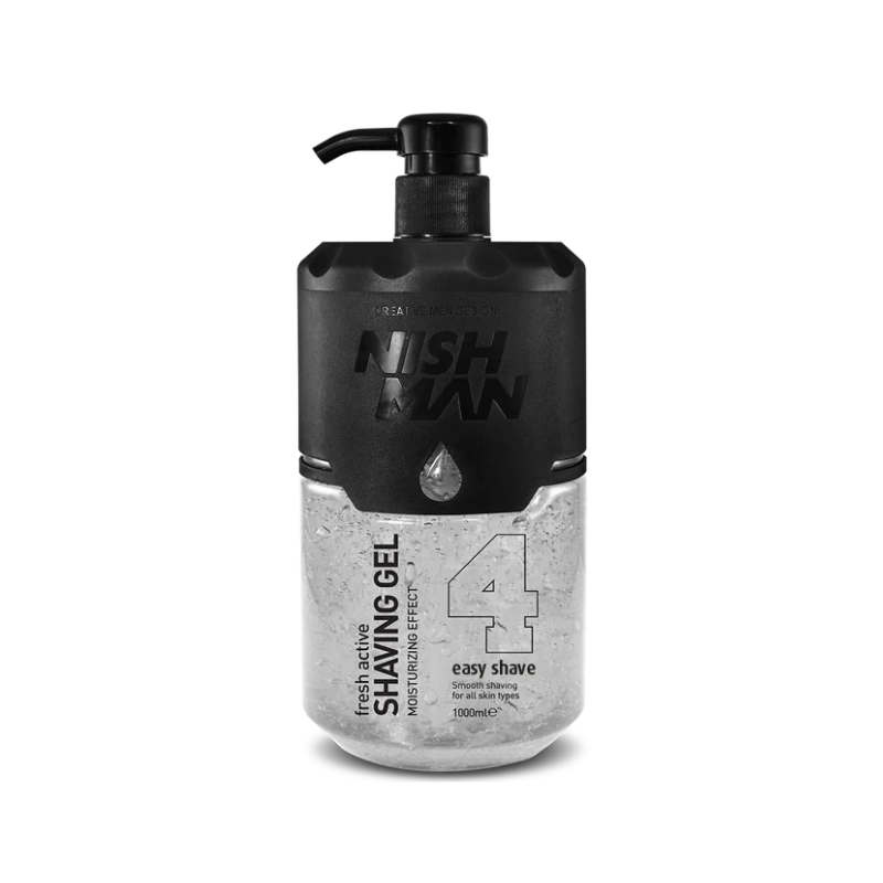 fresh active 4 1 Gel de Afeitar 4 Easy Shave 1000ml Nishman