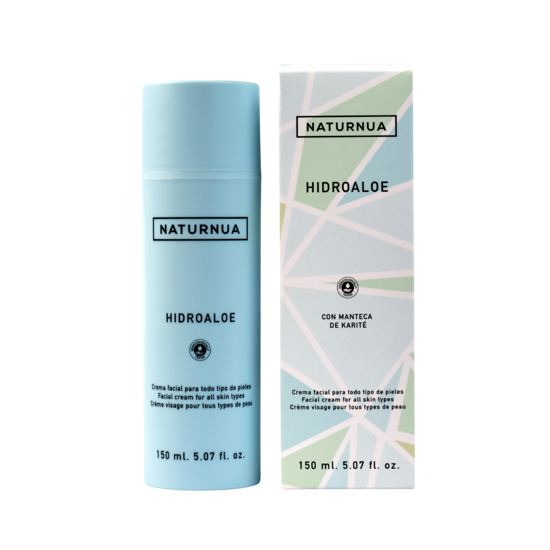 hidroaloe 150ml naturnua Crema Facial Todo Tipo de Pieles Hidroaloe Naturnua