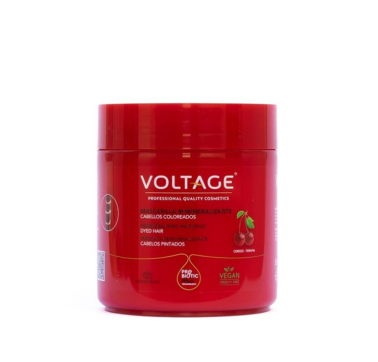 mascarilla cerezoterapia voltage e1749122375103 1 Mascarilla Remineralizante Color Cerezoterapia 500ml Voltage