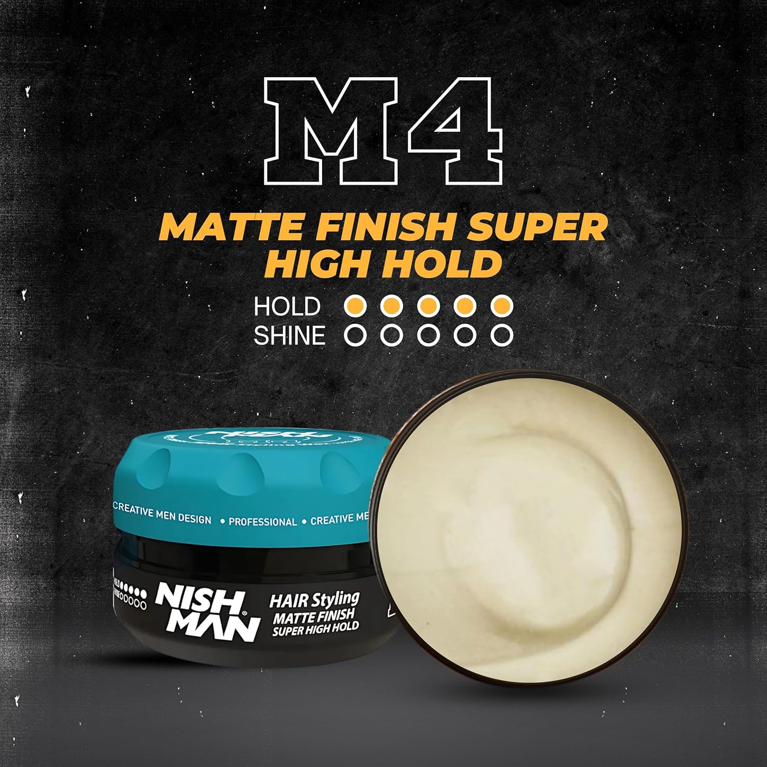 nishman m4 Cera Matte Finish Super High Hold M4 100ml Nishman - Imagen 2