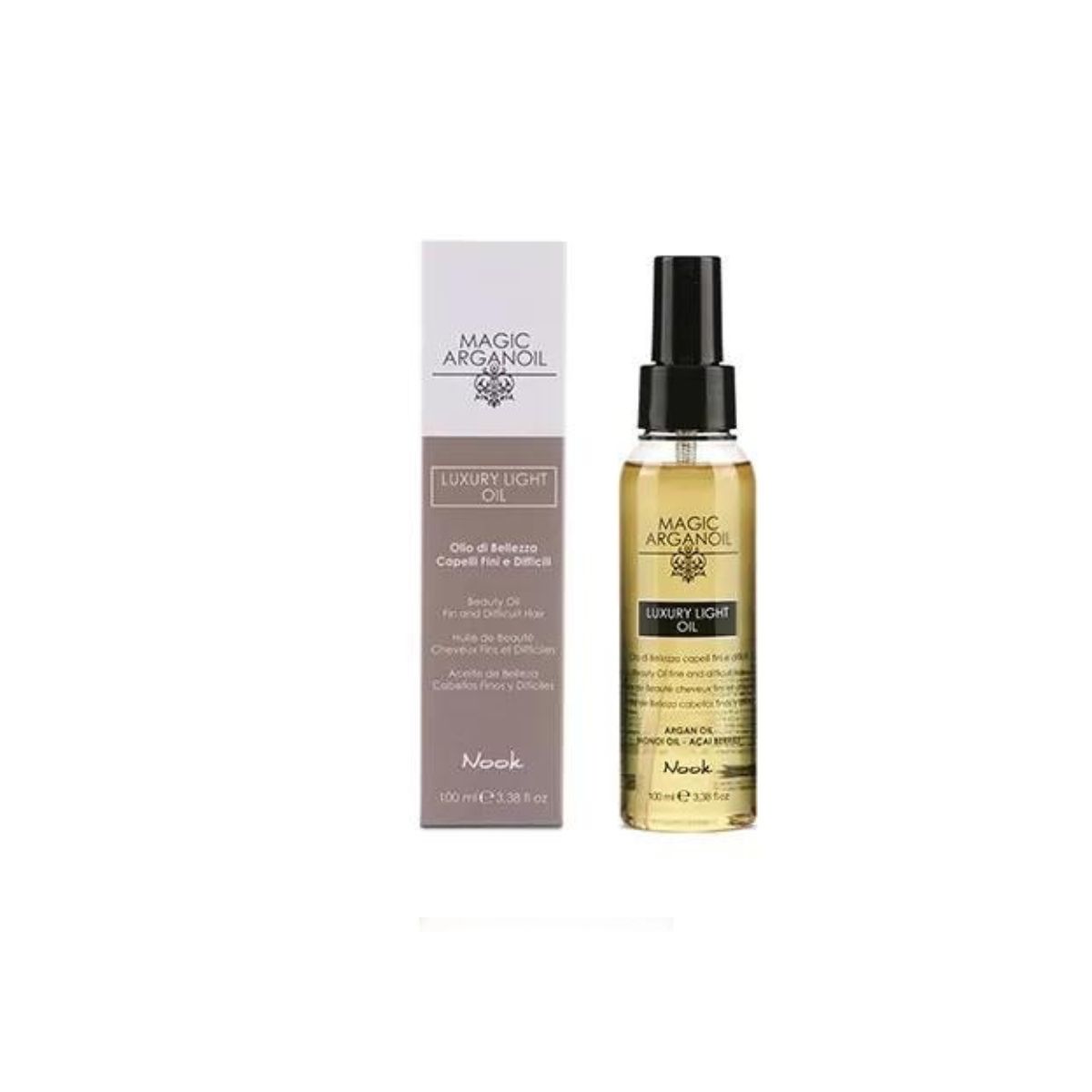 nook aceite 18 Aceite Luxury Light Oil Magic Arganoil 100ml Nook