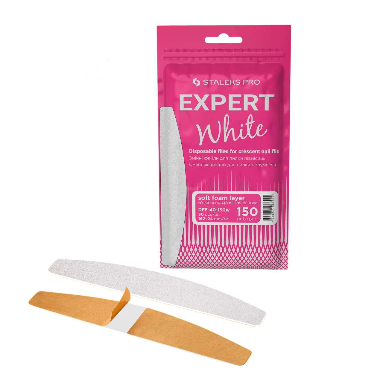 repuestos lima curva 30 uds 1 Recambios para limas curvas EXPERT 40 grano 150 (30 uds) Staleks