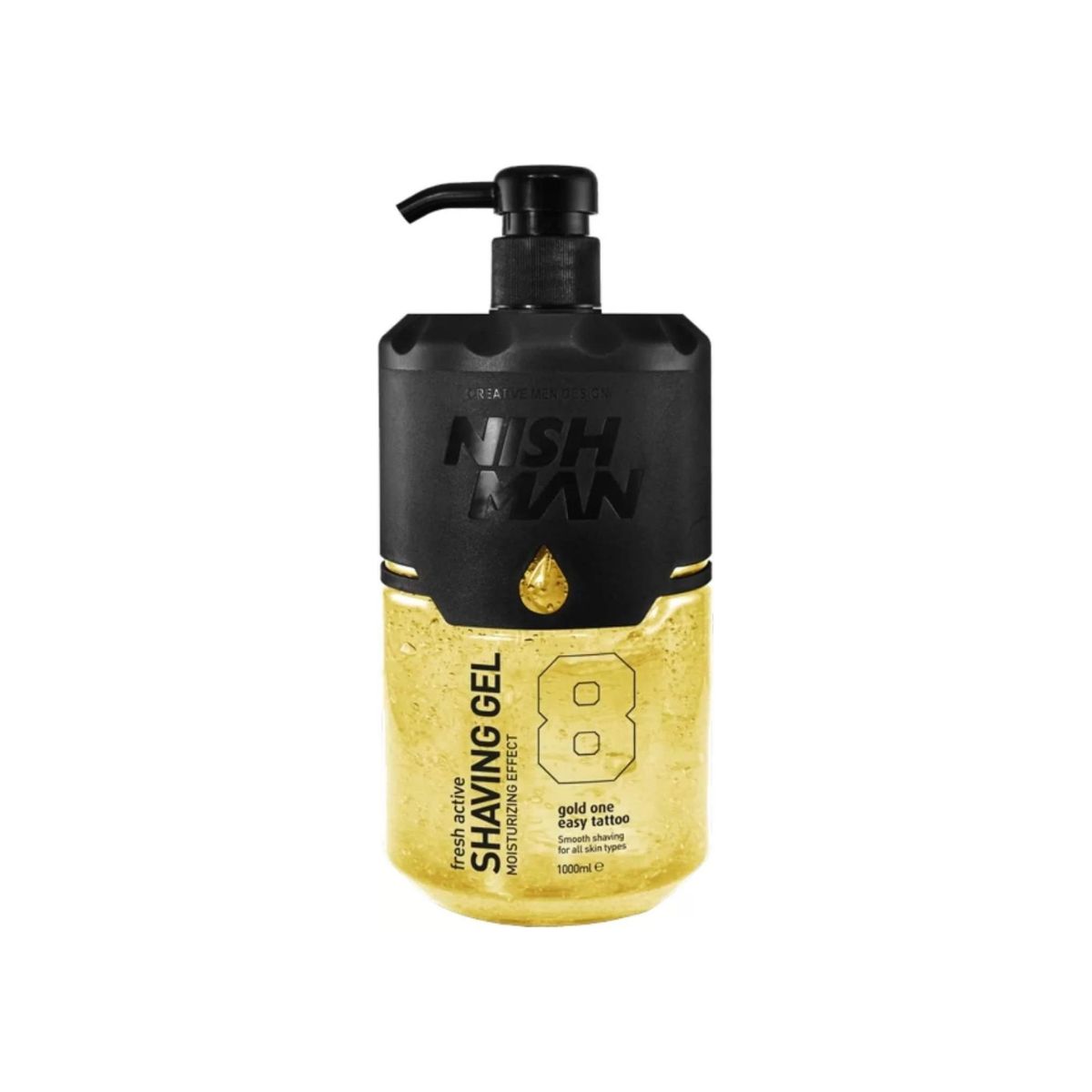 shaving gel 8 1 Gel de Afeitar 8 Gold One 1000ml Nishman