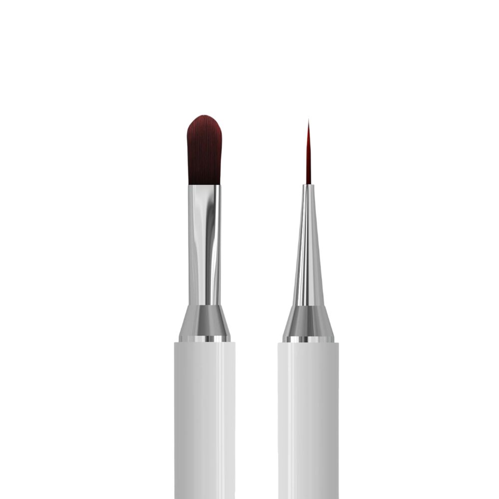 13687 pincel doble exclusive 06 11 staleks 2 Pincel Doble para Gel 11mm/Delineador 12mm EXCLUSIVE 06/11 Staleks - Imagen 2
